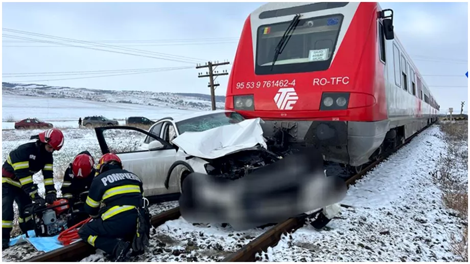 Au scapat cu viata dupa ce trenul ia tarat 150 de metri Supravietuire miraculoasa dupa un accident pe calea ferata la Vaslui