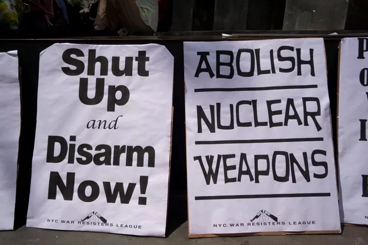 Proteste arme nucleare