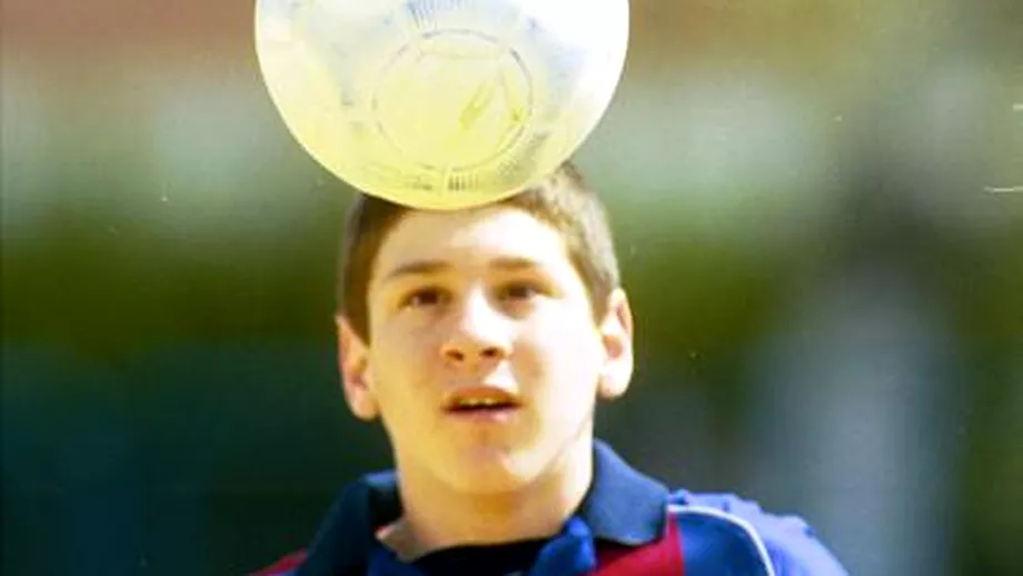 Lionel Messi 18 ani de cand a ajuns la FC Barcelona Jurnalistii catalani il prezentau drept Lioner Foto