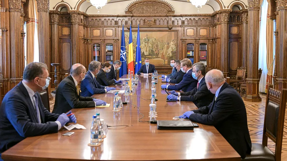 Klaus Iohannis sedinta la Palatul Cotroceni cu premierul Orban si mai multi ministri Se discuta masuri de gestionare a epidemiei COVID19