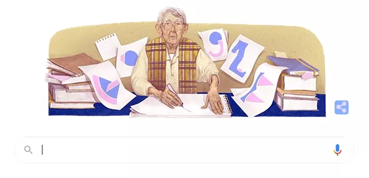 Google o omagiază pe artista Geta Brătescu printr-un Doodle special.