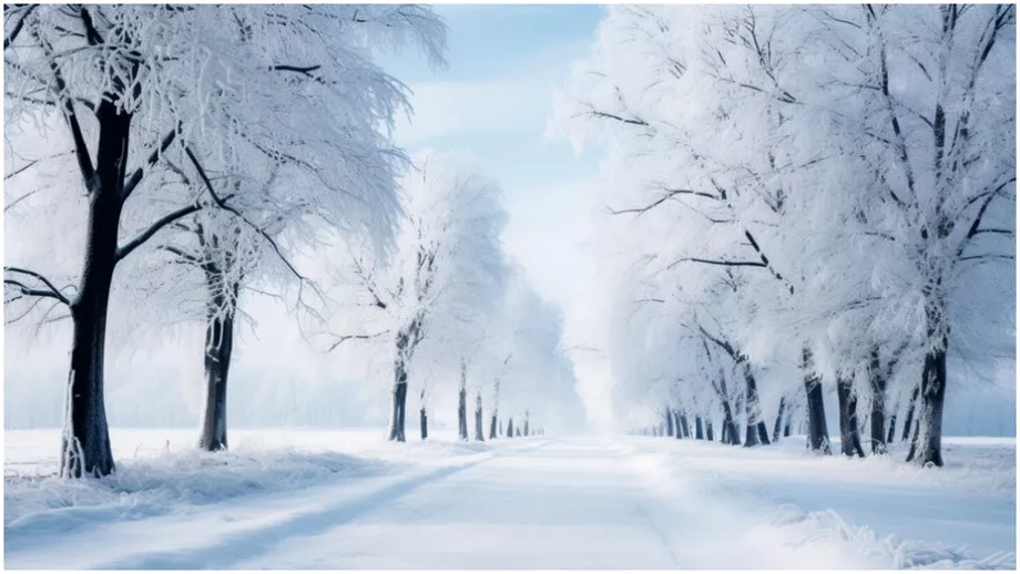 Gerul si ninsorile pun stapanire pe Romania Se ajunge la pragul siberian de 30 de grade Celsius