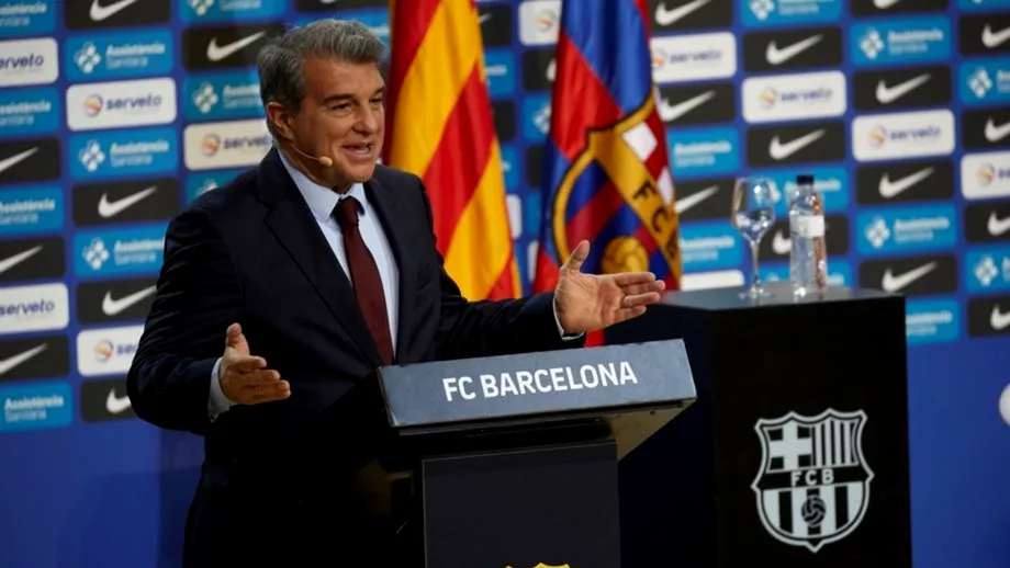 Barcelona nu renunta la Superliga Europei Mesajul ferm al presedintelui Joan Laporta Vom repeta acest lucru pana la nebunie