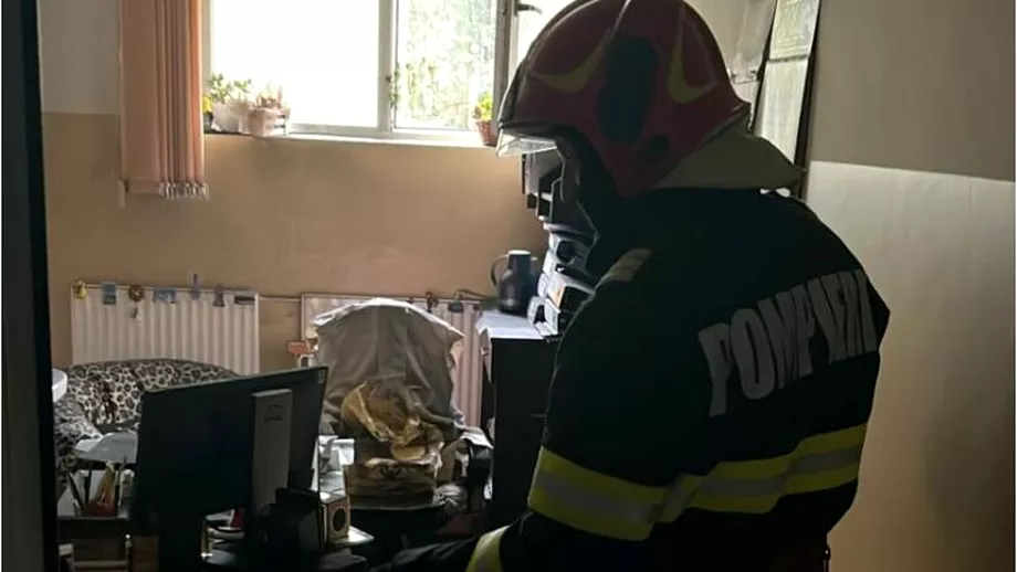 Bihor Incendiu la un pavilion cu 3 etaje al Spitalului de Psihiatrie Nucet Pompierii au intervenit cu 3 autospeciale