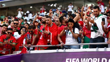 Cel mai devotat fan de la Campionatul Mondial A parcurs peste 7000 de kilometri pentru a vedea semifinala istorica dintre Maroc si Franta Video