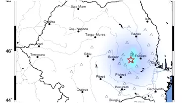 Au fost doua cutremure in Romania Seismele sau produs la interval de 7 minute