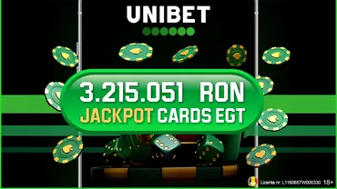 P Jackpot WOW castigat la Unibet Casino pe 24 ianuarie 3215051 RON