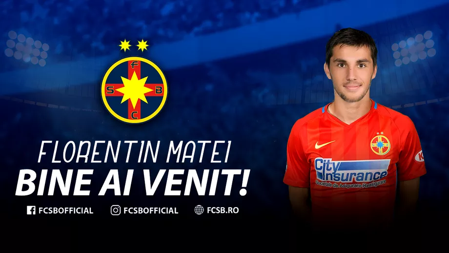 Florentin Matei a semnat cu FCSB Anuntul oficial al clubului