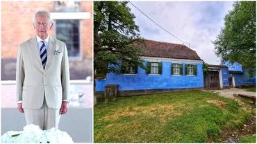 Cum arata casa albastra din Romania a Regelui Charles Locuinta are sapte camere duble si un decor iesit din comun