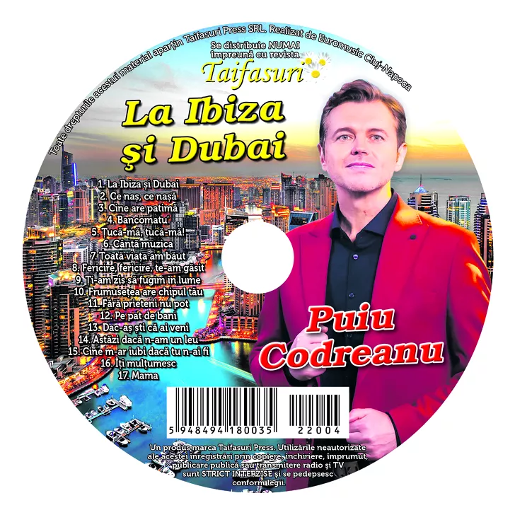 CD Puiu Codreanu cu revista Taifasuri
