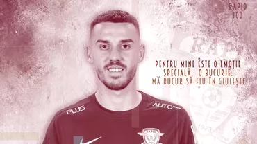 Razvan Oaida oficial la Rapid Ce contract va avea in Giulesti jucatorul dat afara de Gigi Becali Update Exclusiv