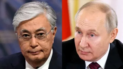 Președintele Kazahstanului l-a criticat în față pe Putin. Reacția președintelui rus