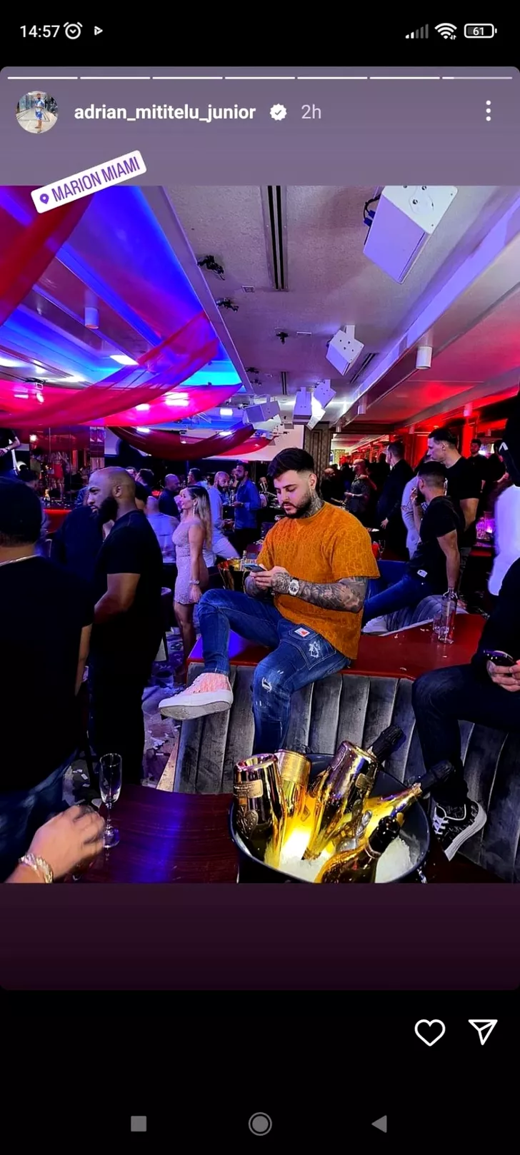 Adrian Mititelu Jr., petrecere ca milionarii la Miami