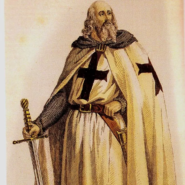 Jacques de Molay, ultimul Mare Maestru al Ordinului Cavalerilor Templieri (sursa facebook.com)