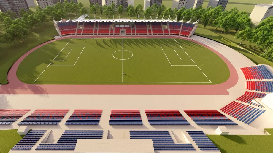 Un nou stadion in Romania O echipa din Liga 1 va juca pe el GALERIE FOTO