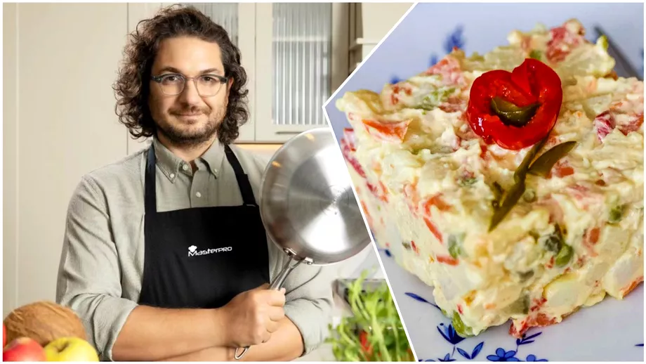 Cum prepari salata boeuf ca sati iasa ca la carte Secretul lui chef Florin Dumitrescu