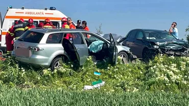 Accident grav in Teleorman Victima transportata la Bucuresti cu elicopterul SMURD