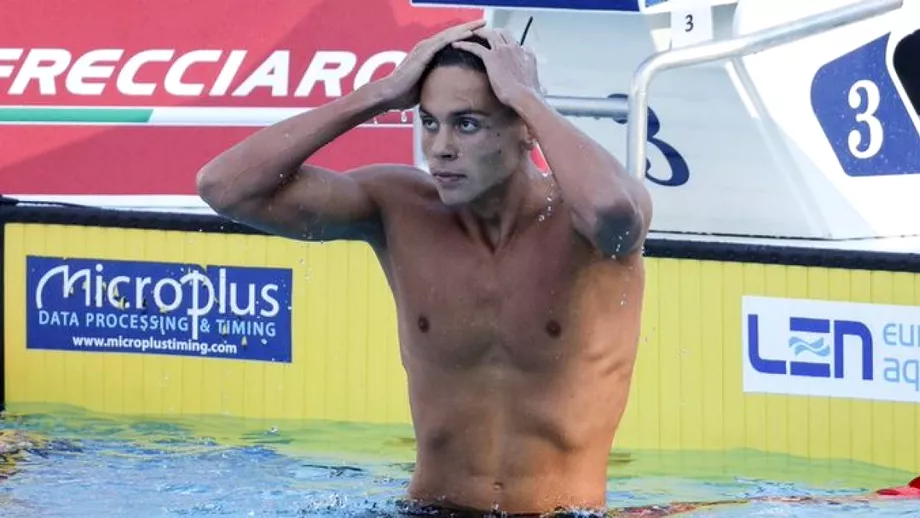 David Popovici inoata in premiera 400 m liber Ce sanse are sa faca tripla de aur la Europenele de la Roma