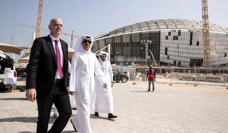 Gianni Infantino în vizită în Qatar pentru a vedea care este stadiul lucrărilor
