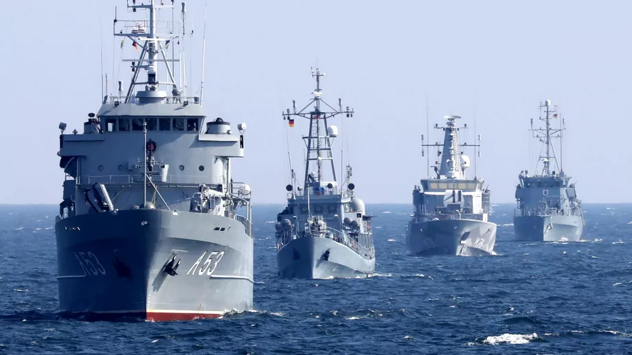 Exercitiu militar al NATO sub nasul rusilor Flota aliata se antreneaza in Marea Baltica
