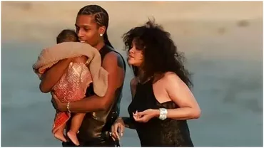 Rihanna prima imagine cu chipul baietelului sau Cum arata fiul celebrei cantarete