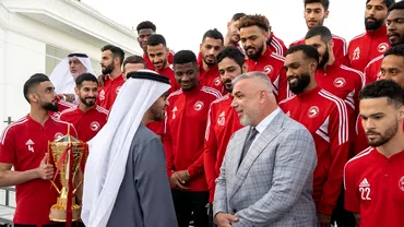 Cosmin Olaroiu primit de presedintele Emiratelor Arabe Unite dupa castigarea Cupei Presedintelui Update