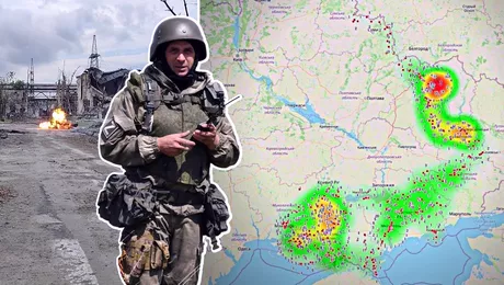 Smartphoneul aliatul Ucrainei Cum a ajuns pe internet o harta cu miscarile secrete de trupe ale Rusiei
