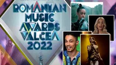 Romanian Music Awards 2022 nominalizatii si lista castigatorilor Gala de la Valcea prezentata de Theo Rose si Dorian Popa