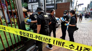 Atac la Seul Noua persoane injunghiate si alte patru lovite cu masina