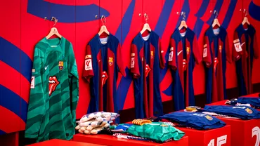 FC Barcelona echipament special la El Clasico Sigla trupei Rolling Stones a ajuns pe tricourile catalanilor