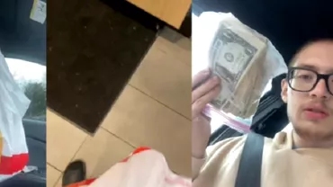 Un barbat a gasit o punga cu bani in comanda de la McDonalds Ce a facut apoi