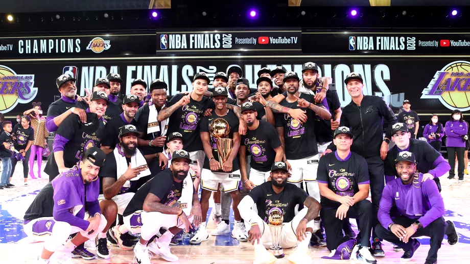 Los Angeles Lakers campioana dupa 10 ani in NBA LeBron James succes in memoria lui Kobe