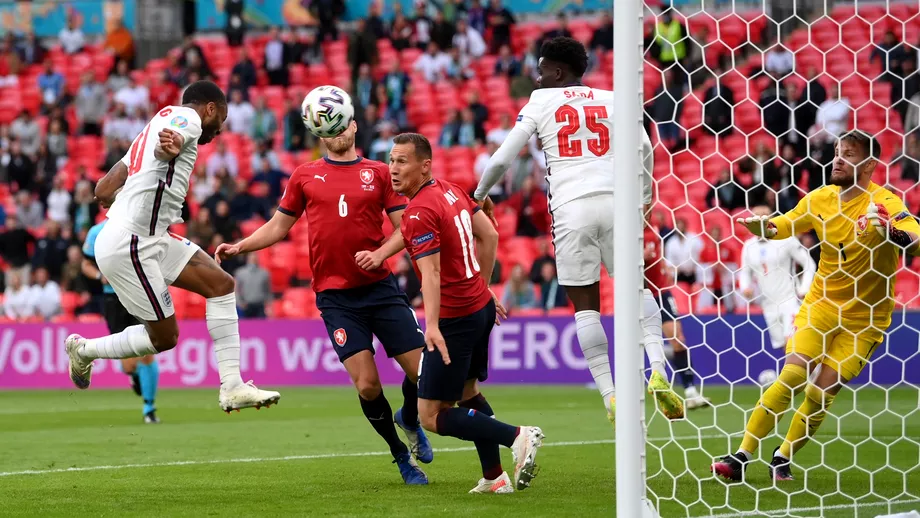 Cehia  Anglia 01 Nationala lui Gareth Southgate se califica de pe primul loc in optimile de finala de la EURO 2020