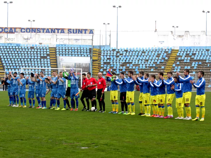 Farul Constanța e aproape de colaps! Jucatorii echipei FC Farul Constanta, jucatorii echipei Steaua Bucuresti