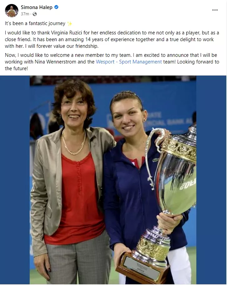 Simona Halep schimbare Roland Garros 2022