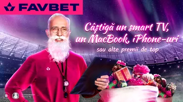 P Favbet iti face sarbatorile magice Castiga un smart TV un MacBook iPhoneuri sau alte premii de top