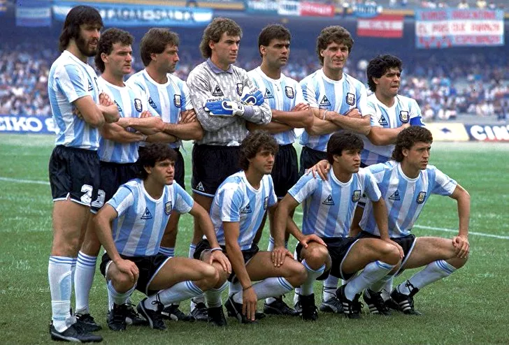 Argentina, campioană mondială în 1986. Imagine cu echipa devenită campioana lumii după finala de neuitat cu RFG