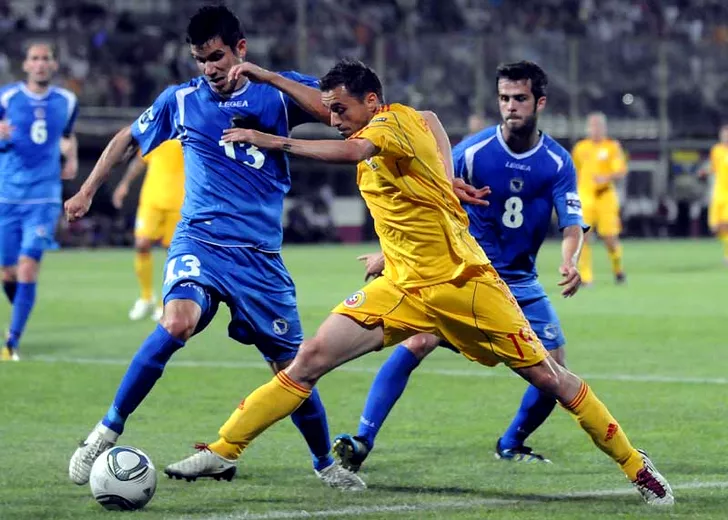FOTBAL:ROMANIA-BOSNIA HERTEGOVINA 0-0,PRELIMINARIILE CE 2012 (3.06.2011)