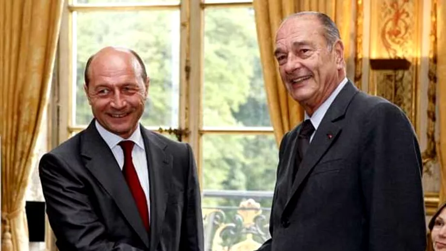 Ce a facut Jacques Chirac la ultima vizita in Romania Fostul presedinte al Frantei intalnire cu Traian Basescu