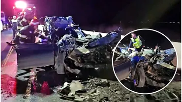 Accident cu doi morti in Constanta Un autoturism a intrat sub un TIR pe DN 2A