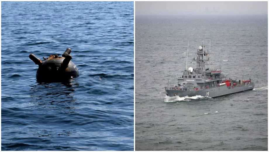 Nava a Fortelor Navale Romane avariata dupa ce a lovit mina din Marea Neagra 75 de militari se aflau la bord Precizarile MApN Update
