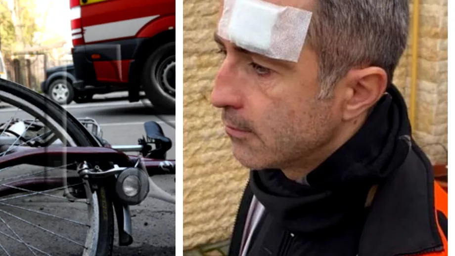 Europarlamentarul Dragos Benea victima unui accident A intrat cu bicicleta intro masina