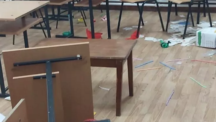 Trei copii din Clejani au devastat o școală! Școala