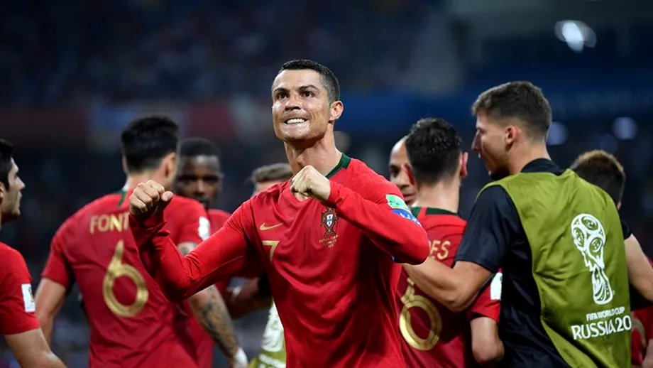PortugaliaSpania 33 la CM 2018 Ronaldo de pe alta planeta Tripla la Soci
