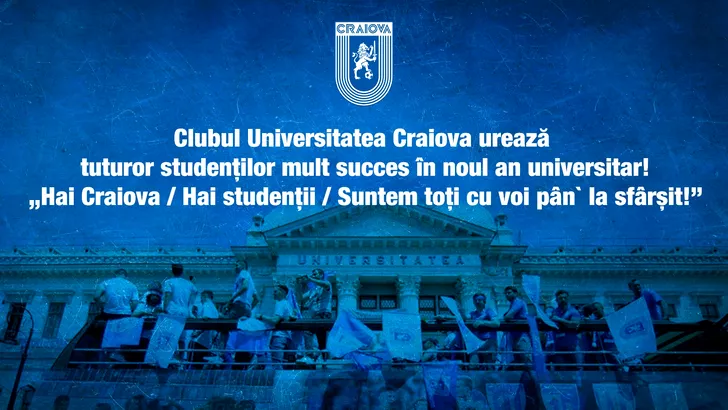 Universitatea Craiova - an universitar