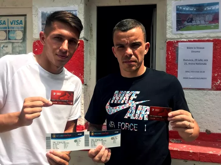 Dan Nistor şi Robert Moldoveanu au vândut bilete la FCSB - Dinamo şi au devenit socios