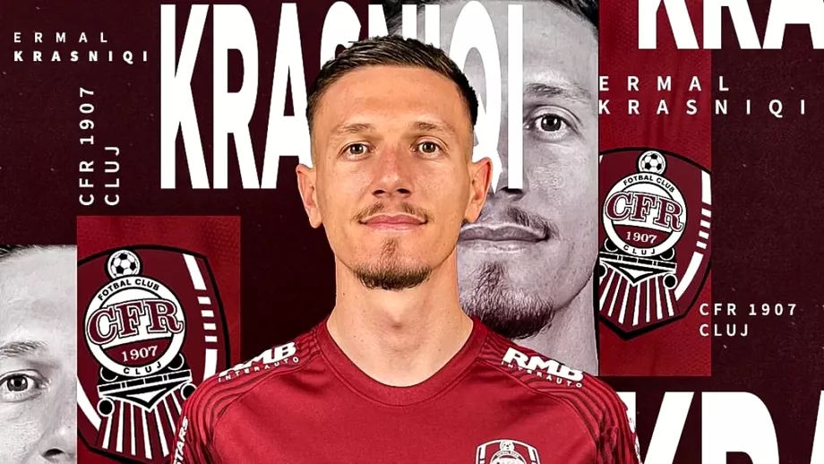 Ermal Krasniqi prezentat oficial la CFR Cluj Transferul a fost anuntat in exclusivitate de Fanatik Update
