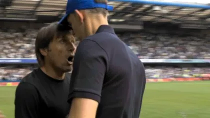 VIDEO&FOTO Thomas Tuchel și Antonio Conte, la un pas de bătaie după Chelsea...