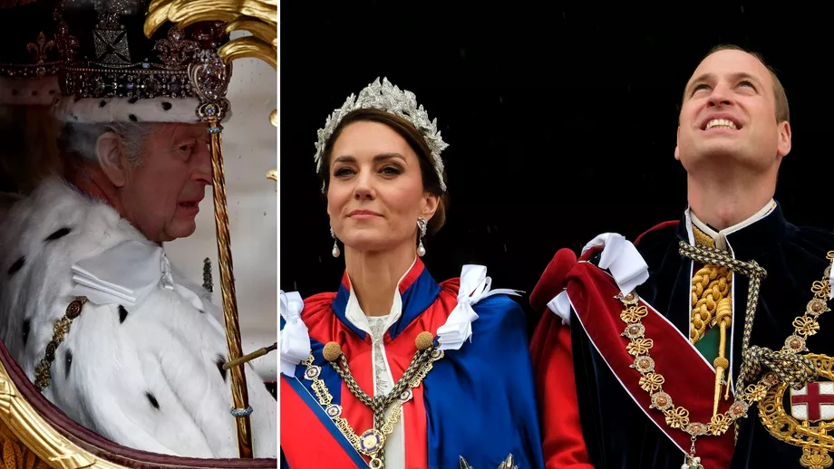 Ce nu sa vazut la incoronarea Regelui Charles Printul William si Kate lau enervat la culme E incredibil