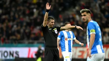 Un arbitru de cosmar Adrian Cojocaru trei penaltyuri si o eliminare gratuita in Rapid  Universitatea Craiova